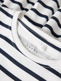 NAME IT Kortærmet Kjole Vigga Bright White Stripe